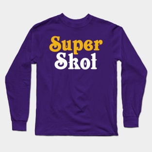 Minnesota Vikings Super Skol Design Long Sleeve T-Shirt